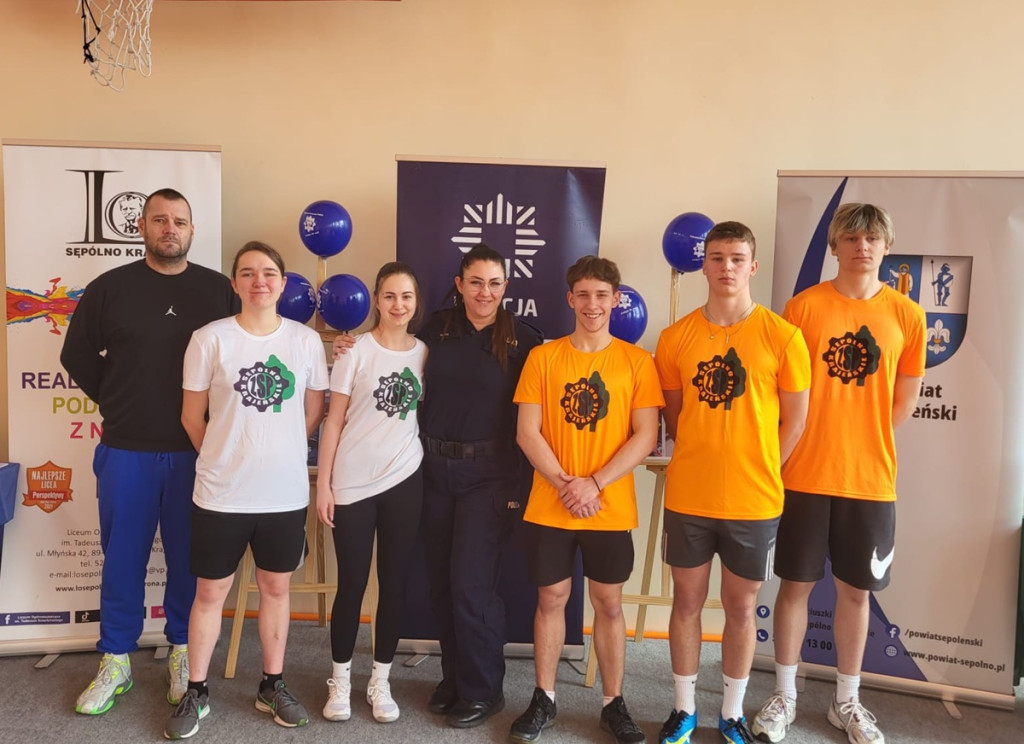 Sępólno Krajeńskie: Drugi Powiatowy Policyjny Turniej Sprawnościowy Szkół Ponadpodstawowych
