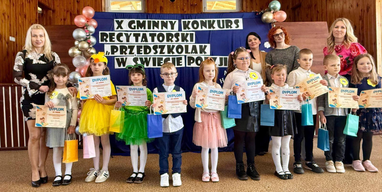 Gmina Wyrzysk: X Gminny Konkurs Recytatorski - Przedszkolak w świecie poezji