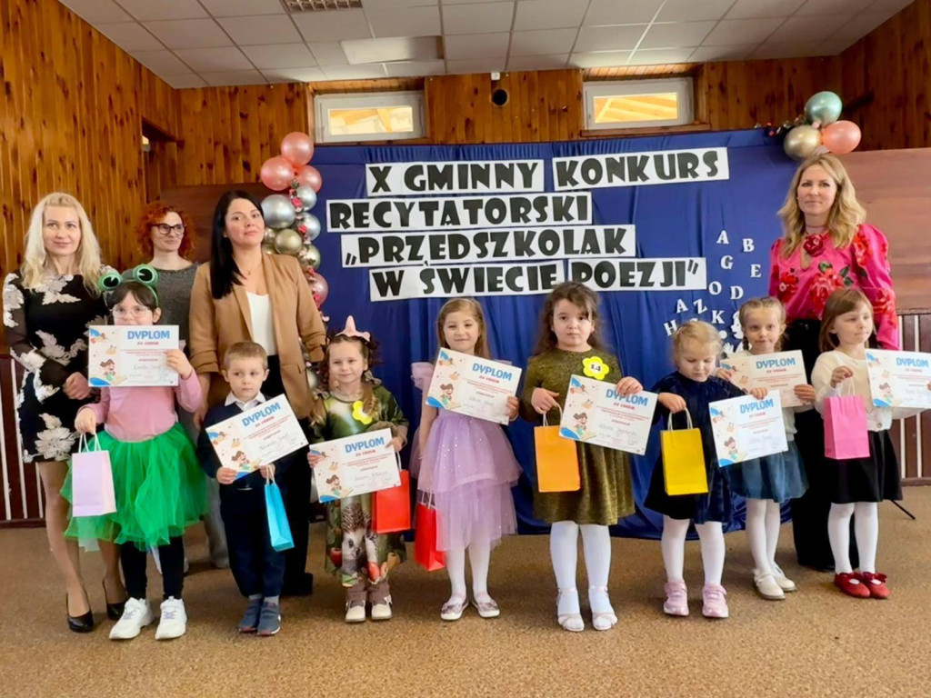 Gmina Wyrzysk: X Gminny Konkurs Recytatorski - Przedszkolak w świecie poezji