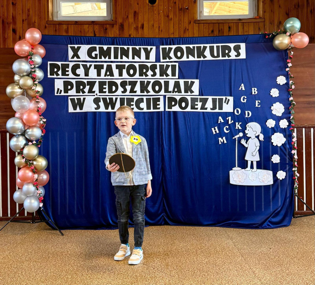 Gmina Wyrzysk: X Gminny Konkurs Recytatorski - Przedszkolak w świecie poezji