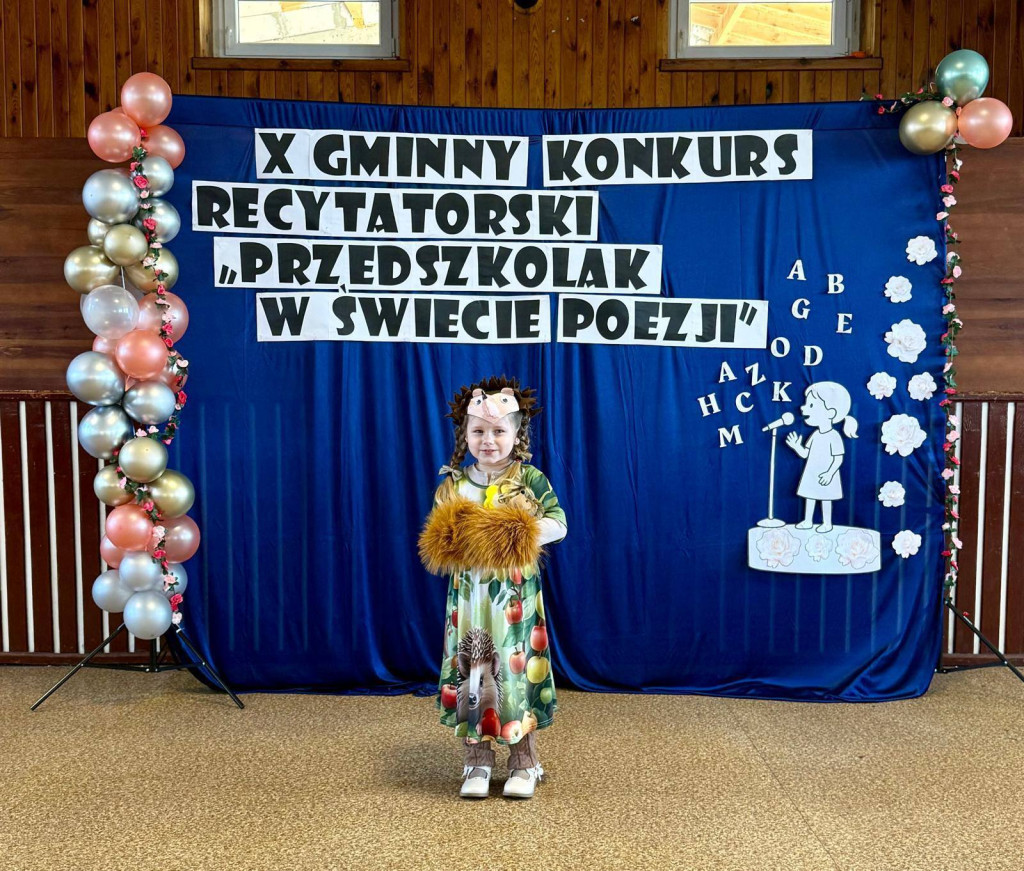 Gmina Wyrzysk: X Gminny Konkurs Recytatorski - Przedszkolak w świecie poezji