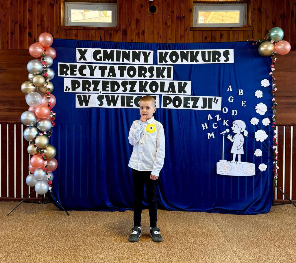 Gmina Wyrzysk: X Gminny Konkurs Recytatorski - Przedszkolak w świecie poezji