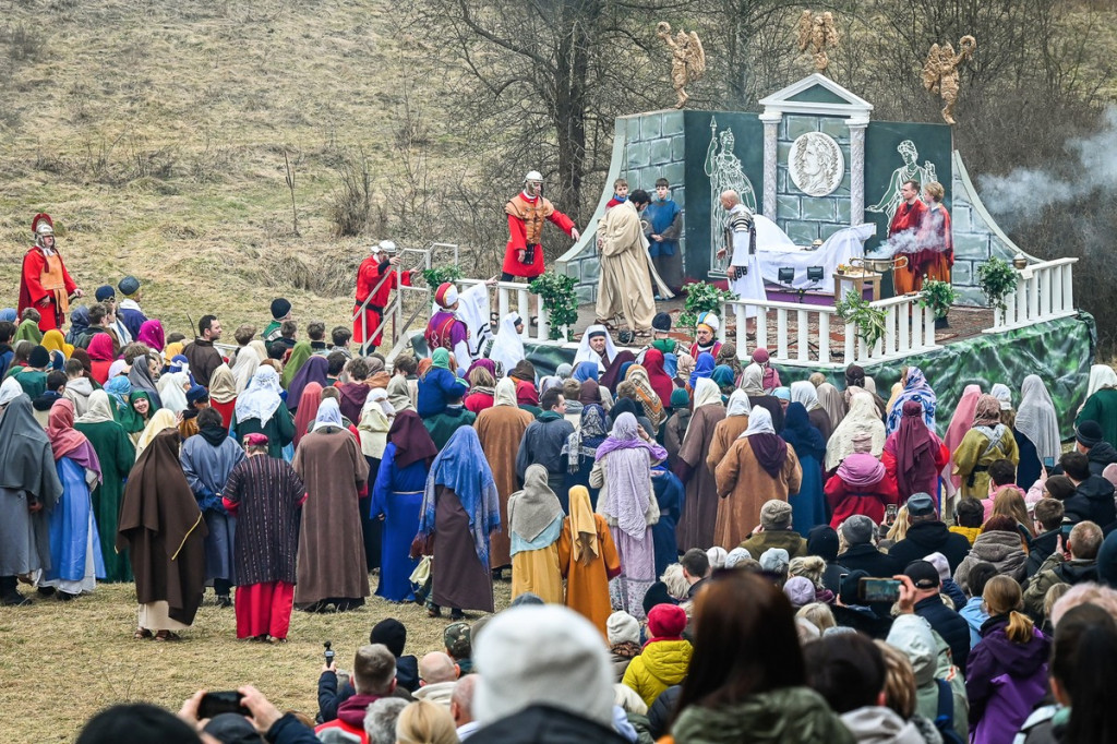 Misterium Męki Pańskiej w bydgoskiej Dolinie Śmierci [FOTO]