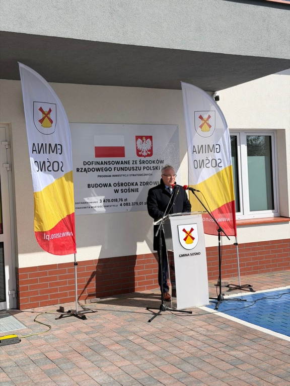Nowoczesna opieka medyczna w Sośnie. Nowy ośrodek zdrowia oficjalnie otwarty [FOTO]