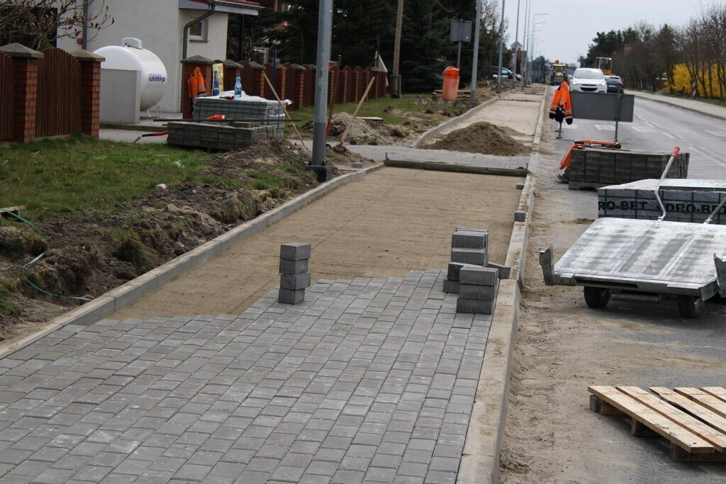 Mrocza: Prace na ul. Kościuszki nabierają tempa. Co dzieje się na placu budowy