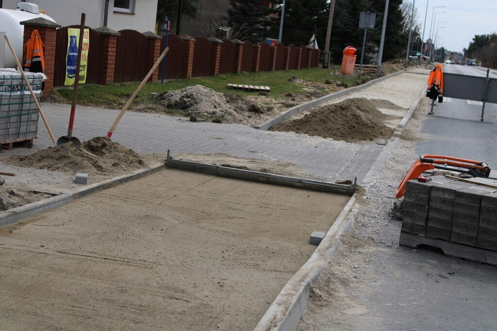 Mrocza: Prace na ul. Kościuszki nabierają tempa. Co dzieje się na placu budowy