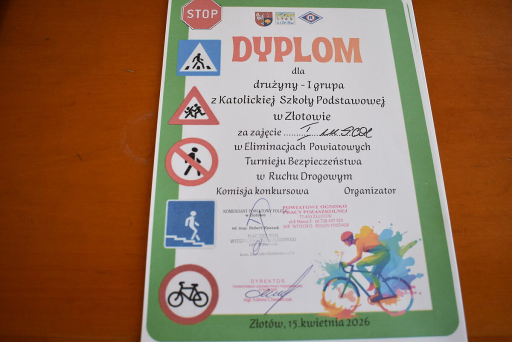 Powiat złotowski: Powiatowe eliminacje do Ogólnopolskiego Turnieju Bezpieczeństwa w Ruchu Drogowym