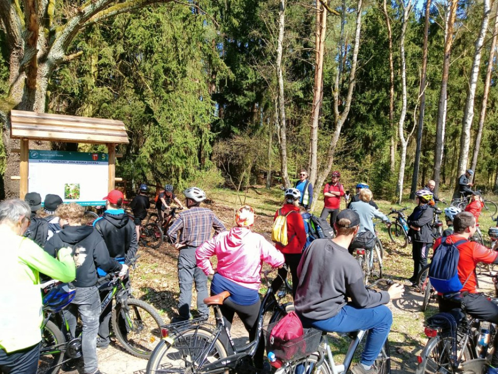 Ponad 100 rowerzystów na trasie! Krajeńska Ósemka zachwyca!