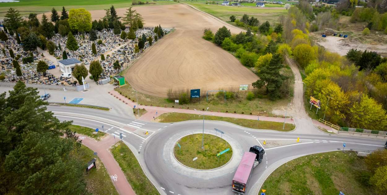 Teren pod budowę obwodnicy Więcborka [FOTO]