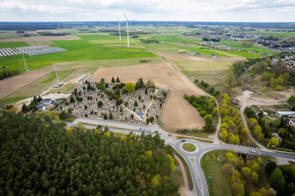 Teren pod budowę obwodnicy Więcborka [FOTO]