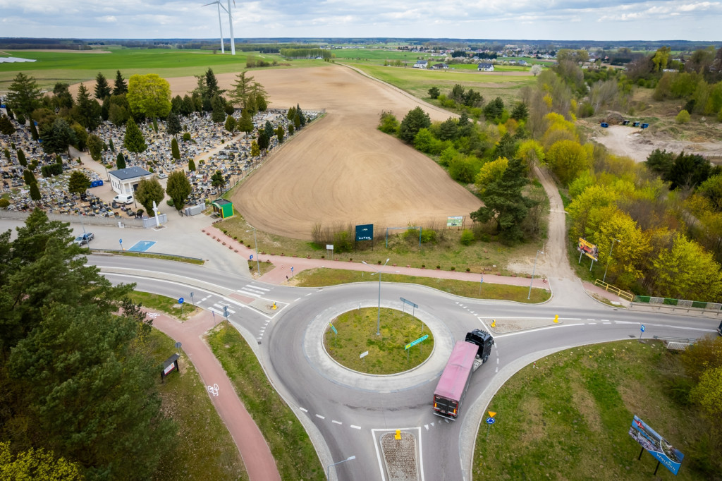 Teren pod budowę obwodnicy Więcborka [FOTO]