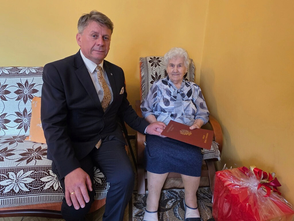 Mrocza: 100 lat Pani Gertrudy Wyrzykowskiej
