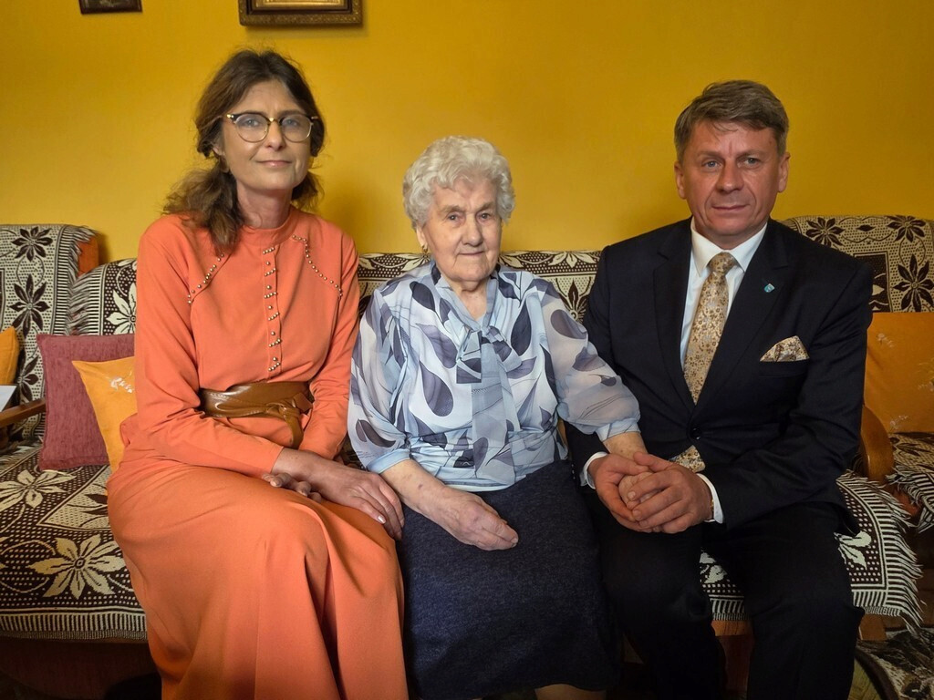 Mrocza: 100 lat Pani Gertrudy Wyrzykowskiej