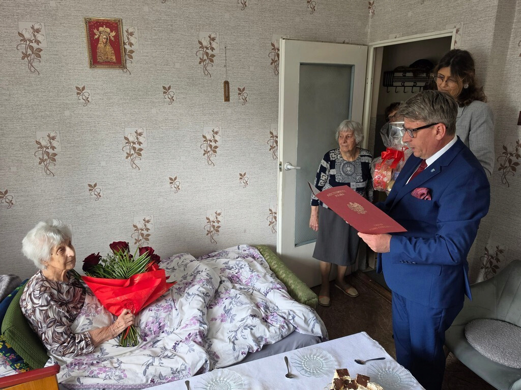 Gmina Mrocza: Pani Anna Musiał z Jadwigowa świętowała 101. urodziny