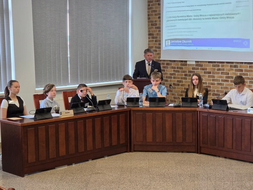 Młodzieżowa Sesja Rady Miejskiej w Mroczy