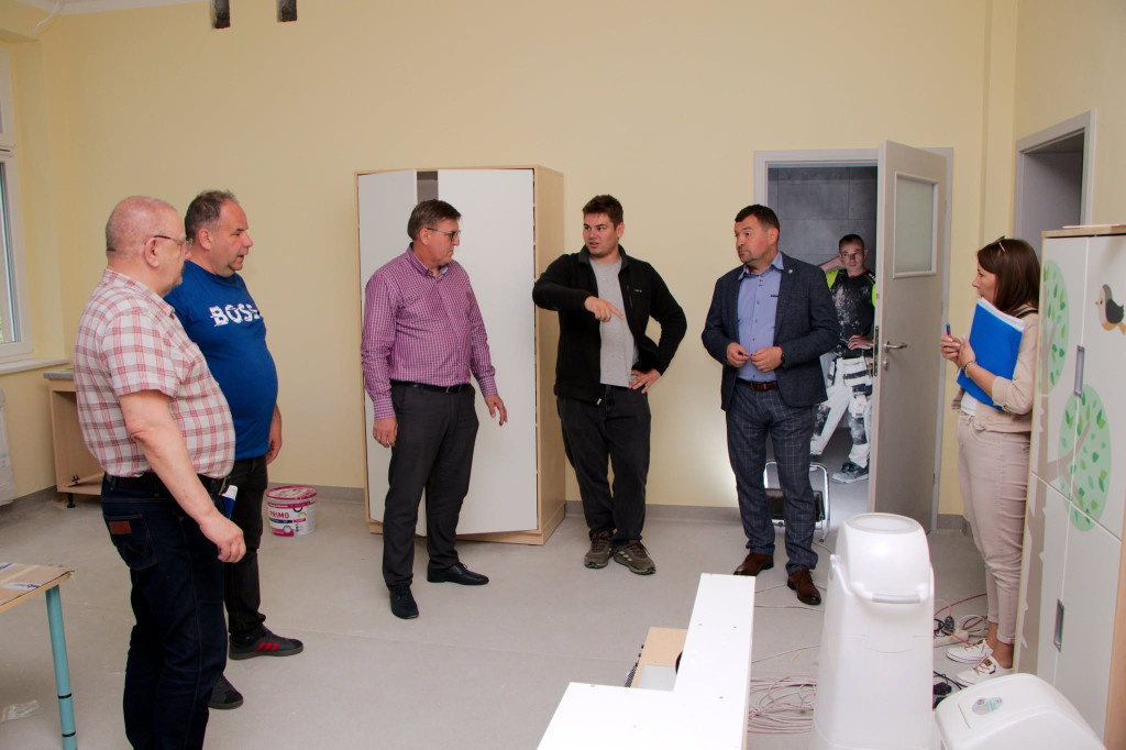 Adaptacja części szkoły w Osieku nad Notecią na żłobek - postęp prac