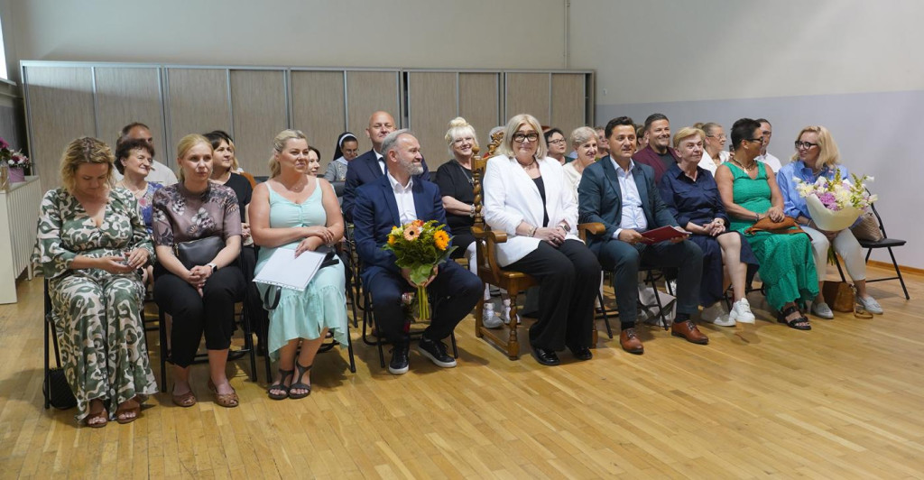 Pożegnanie dyrektorek człuchowskich placówek oświatowych