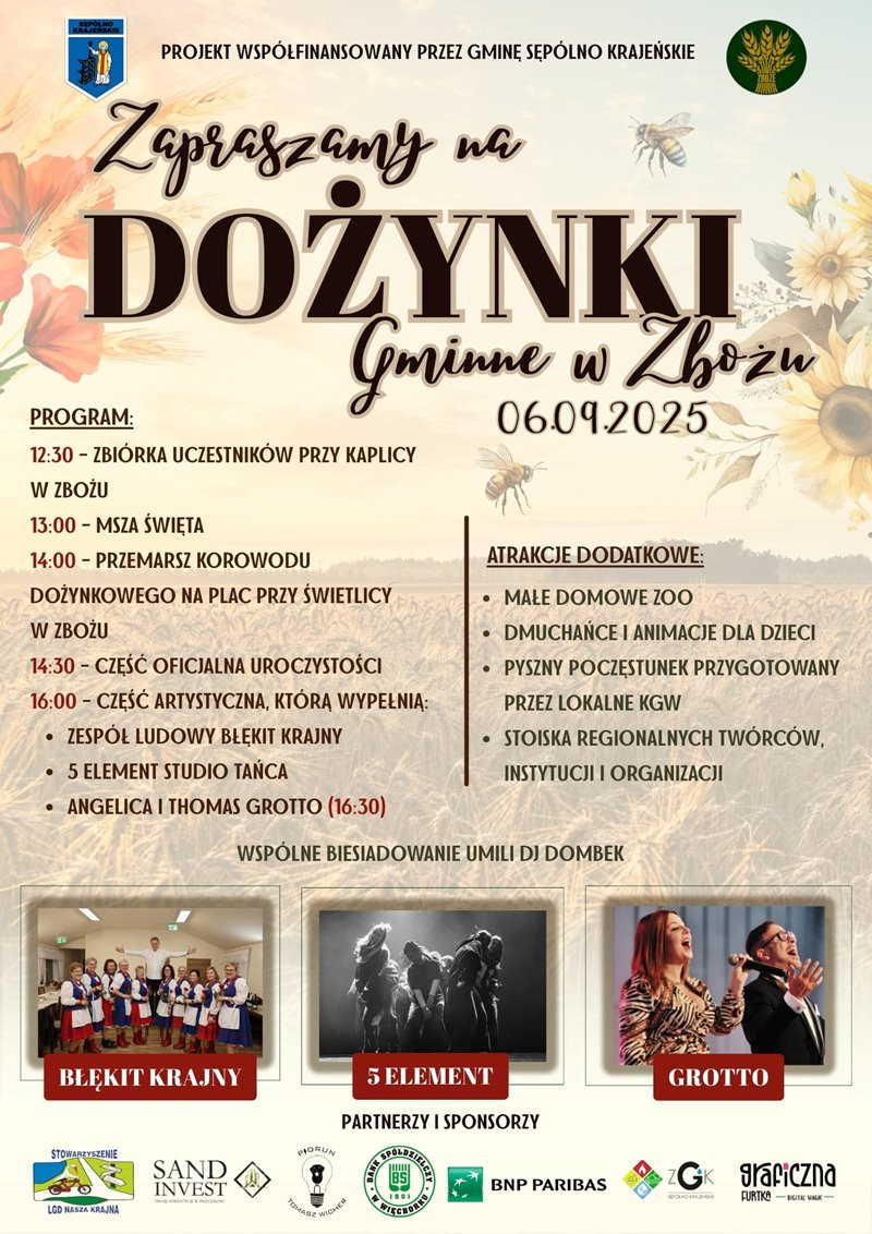 Dożynki Gminne w Zbożu - Gmina Sępólno Krajeńskie