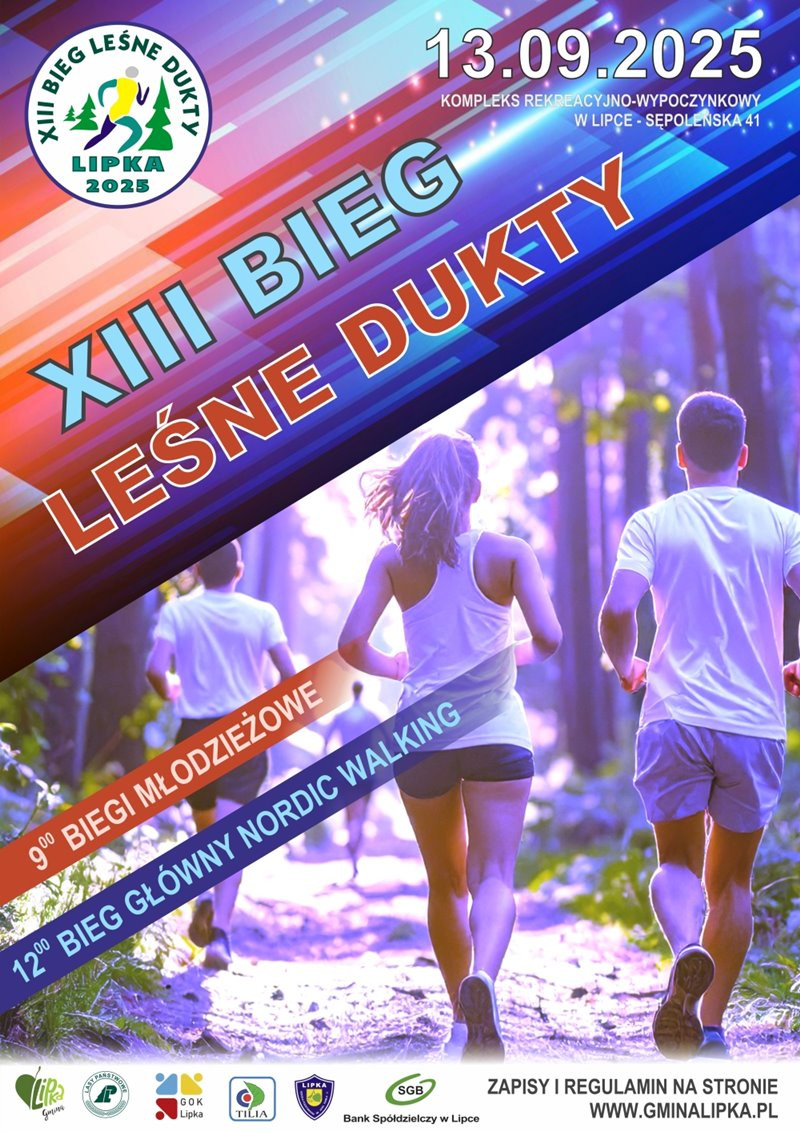 Lipka: XIII Bieg Leśne Dukty