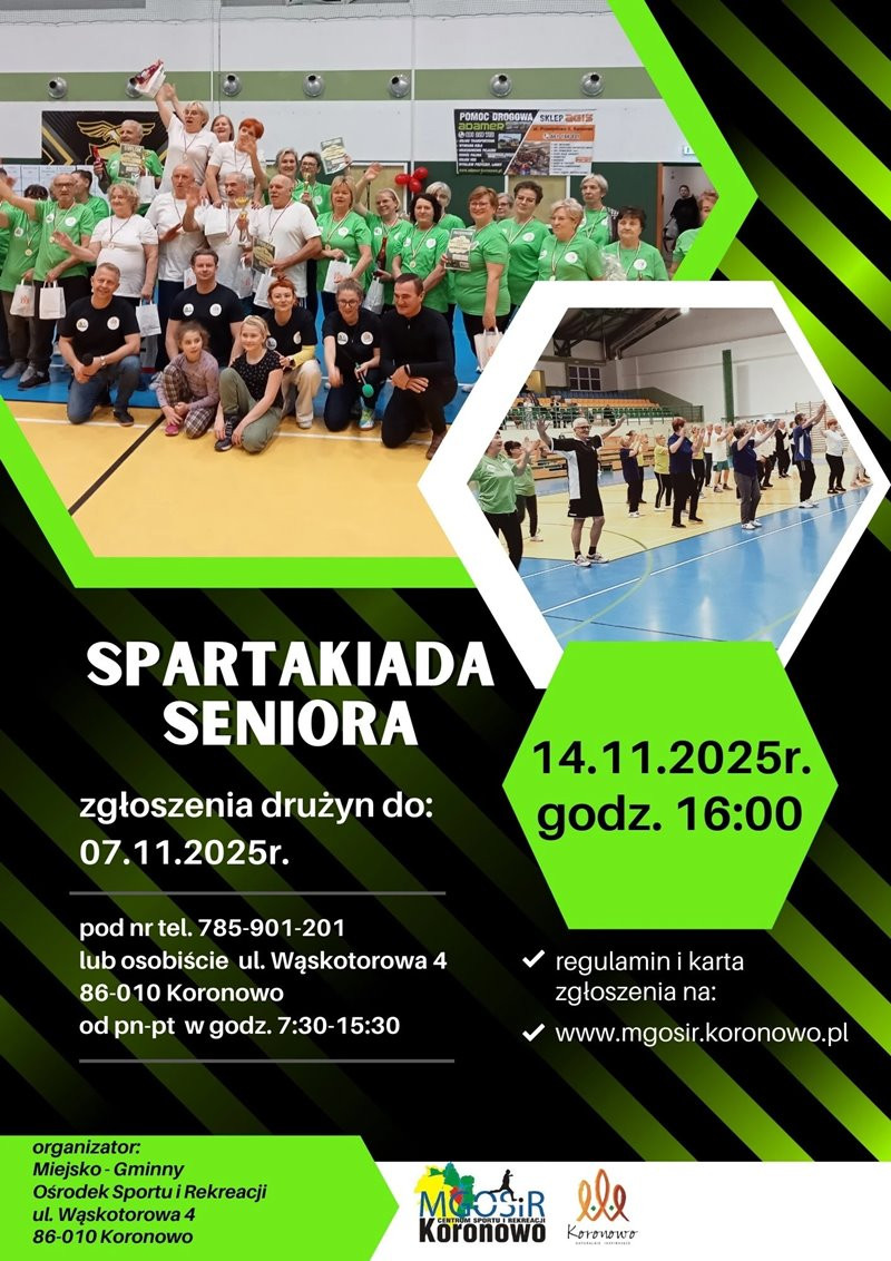 Koronowo: Spartakiada Seniora 2025