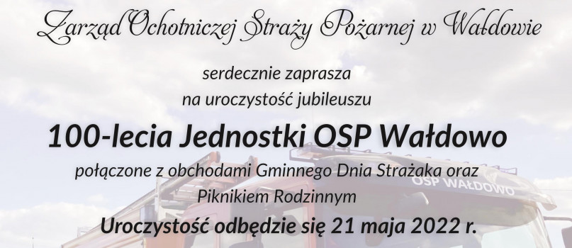 100-lecie OSP Wałdowo