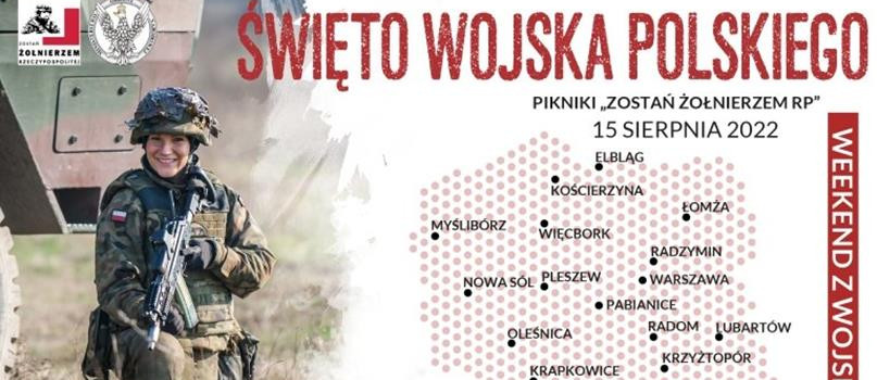 Piknik "Zostań żołnierzem RP" - 15 sierpnia 2022 roku w Więcborku