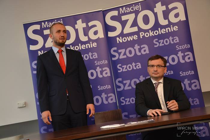 Zbigniew Ziobro wsparł kampanię Macieja Szoty