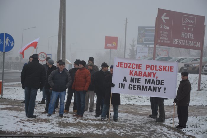Sępólno: Kolejny protest rolników