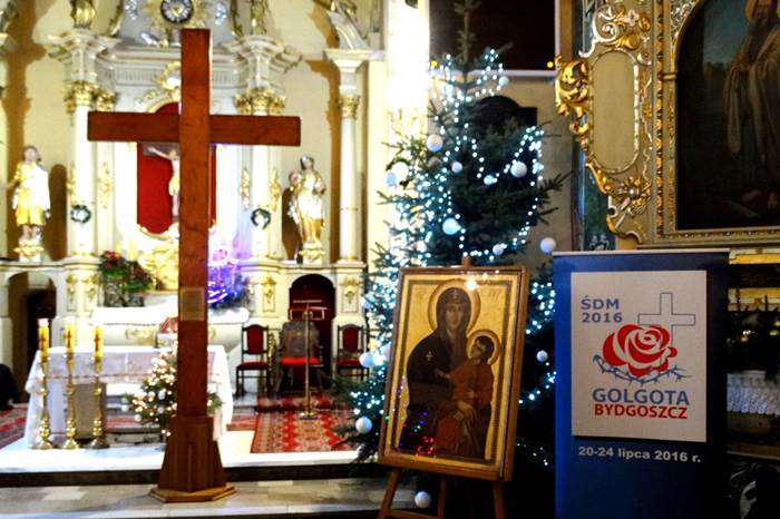 Symbole Światowych Dni Młodzieży zawitały do Sępólna