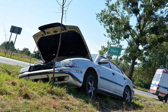 Kolizja w Sikorzu