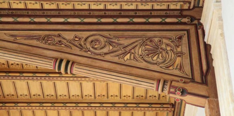 Kolejny etap renowacji auli I LO zakończony - fot. Starostwo Powiatowe w Nakle nad Notecią