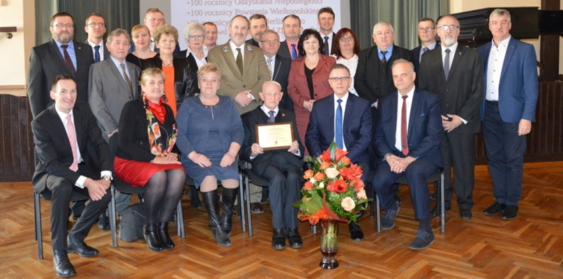 Alfons Tomke Zasłużonym dla Gminy Zakrzewo - fot. UG Zakrzewo