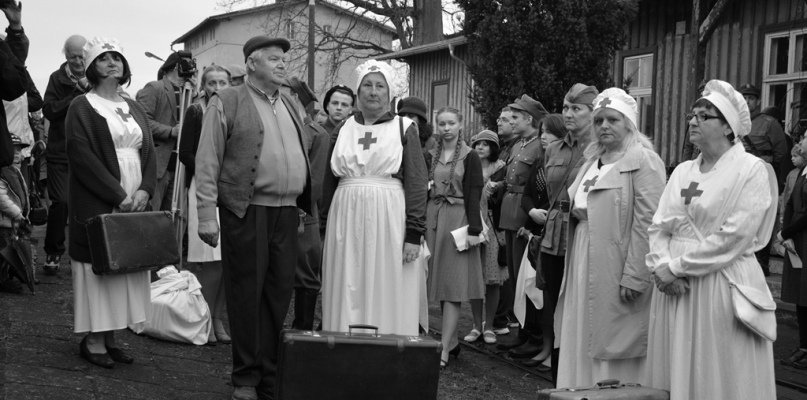 Pociąg specjalny na stacji kolejowej Sępólno Krajeńskie - fot. Marcin Misiak