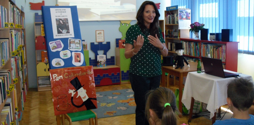 Pan Cylinderek - spotkanie autorskie z Margarett Borroughdame