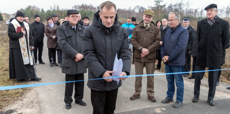 Droga Wałdowo - Toboła gotowa - fot. UM Sępólno Krajeńskie