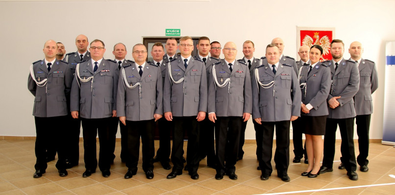 Zmiana kierownictwa nakielskiej Policji - fot. KPP Nakło nad Notecią