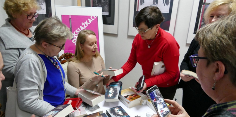 Spotkanie z Agatą Kołakowską w więcborskiej bibliotece