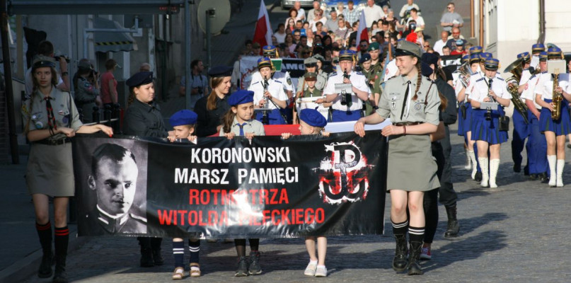 Pamiętali o rotmistrzu Pileckim - fot. UM Koronowo