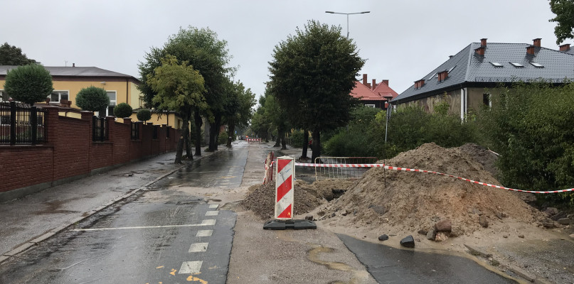 Utrudnienia drogowe w Człuchowie - fot. UM w Człuchowie