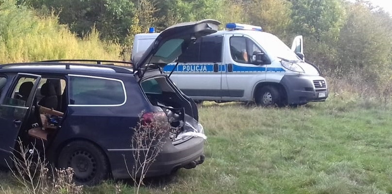 Pijany spowodował kolizję i odjechał z miejsca zdarzenia - fot. KPP Złotów