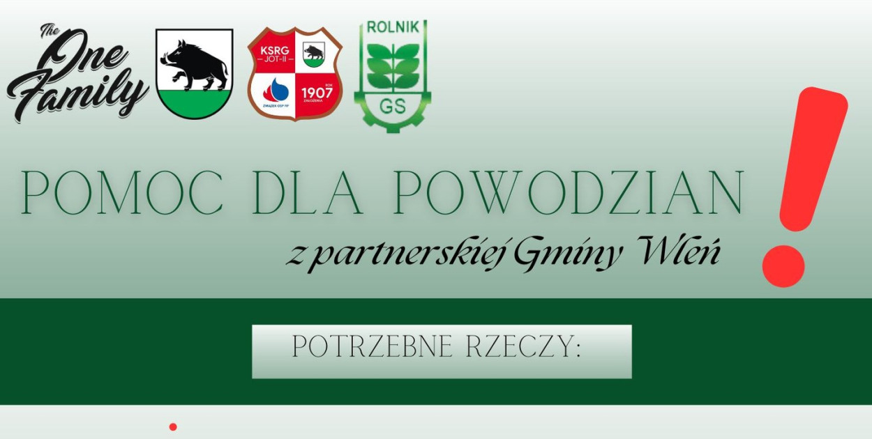 Gmina Łobżenica pomaga partnerskiej Gminie Wleń
