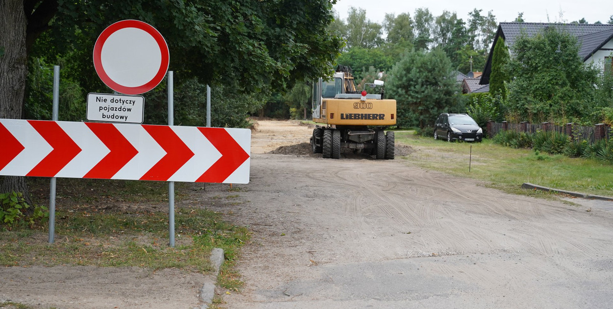 Trwają prace drogowe na ul. Turystycznej w Sępólnie Krajeńskim - fot. UM w Sępólnie Krajeńskim