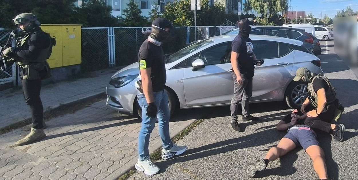 Policjanci i strażnicy graniczni zlikwidowali laboratorium narkotykowe - fot. KWP Bydgoszcz