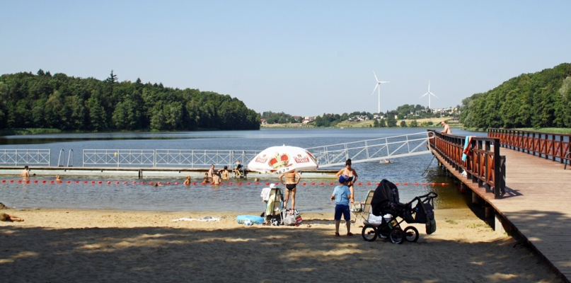 Zakaz kąpieli w Jeziorze Więcborskim odwołany! - fot. arch. red. Ewa Szydeł