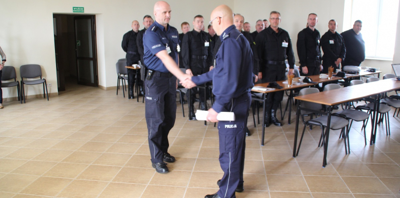 Ćwiczenia Egida 2017 w nakielskiej jednostce policji - fot. KPP Nakło nad Notecią