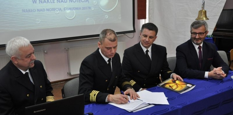 Zawarcie porozumienia o współpracy z Akademią Morską w Gdyni - fot. Starostwo Powiatowe w Nakle nad Notecią