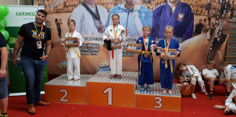 Nakielanka z BKS Judo Bydgoszcz na podium w Nowej Soli - fot. BKS Judo Bydgoszcz