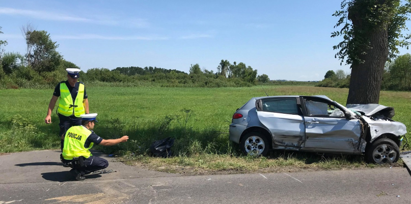 Tragiczne skutki wypadku w okolicach Nakła - wstępne ustalenia Policji - fot. KPP Nakło nad Notecią