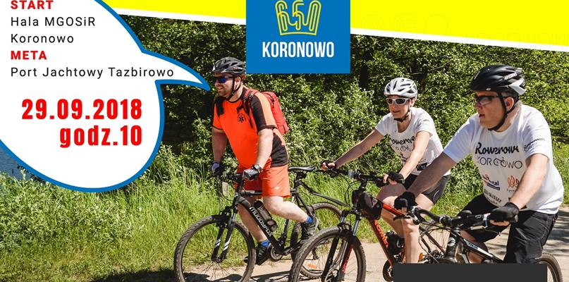 Rajd rowerowy na 650-lecie Koronowa