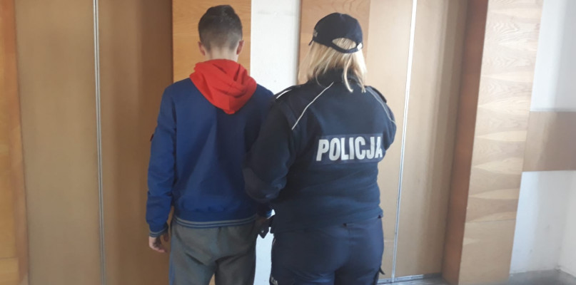 Zatrzymali 16-letnich sprawców fałszywego alarmu bombowego - fot. KPP Piła
